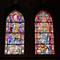 Kirchenfenster - Glasarchitektur - Glasmalerei - Bleiverglasung - Glasmalereirestaurierung